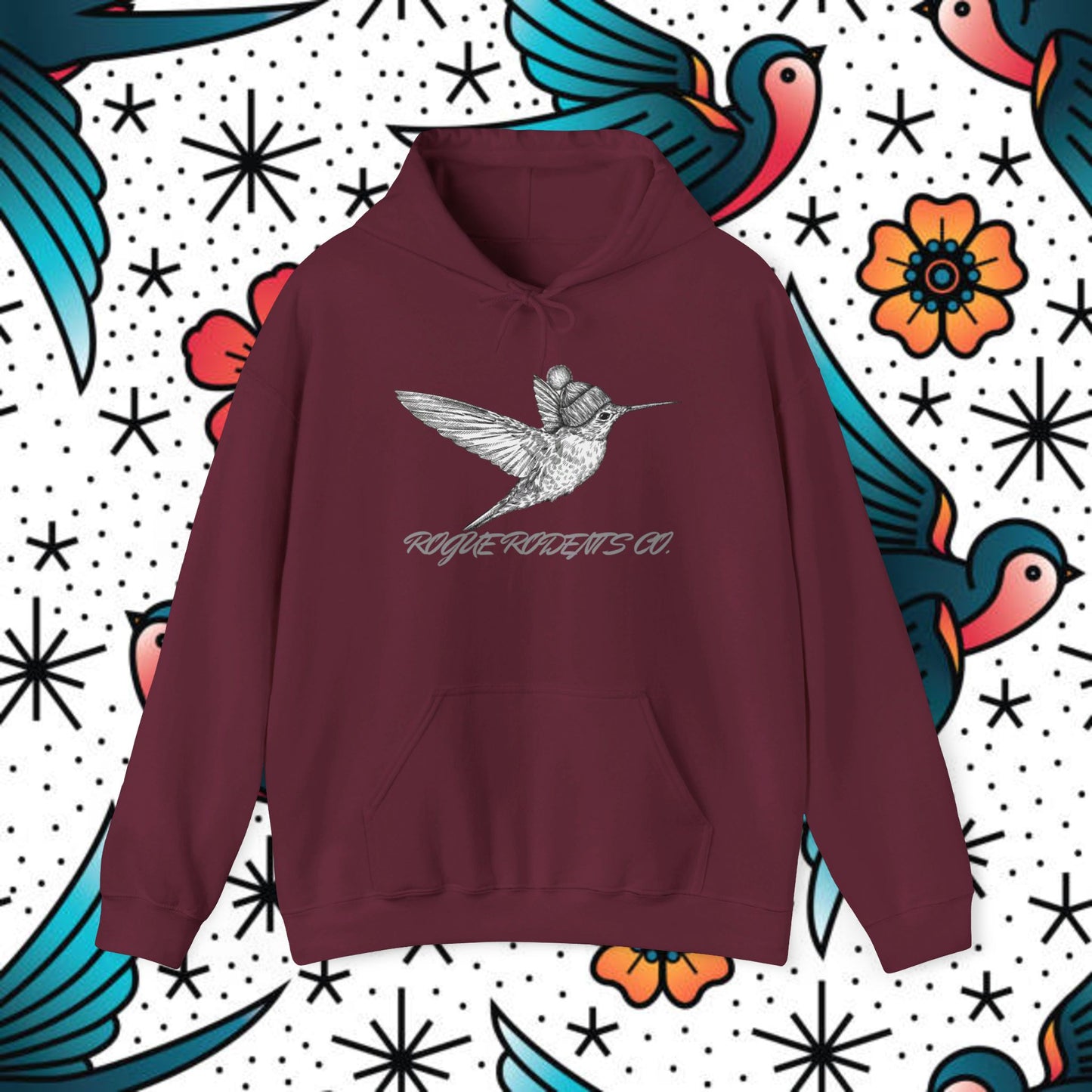 Buzz the Beanie Bird Hoodie: Whimsy in Flight
