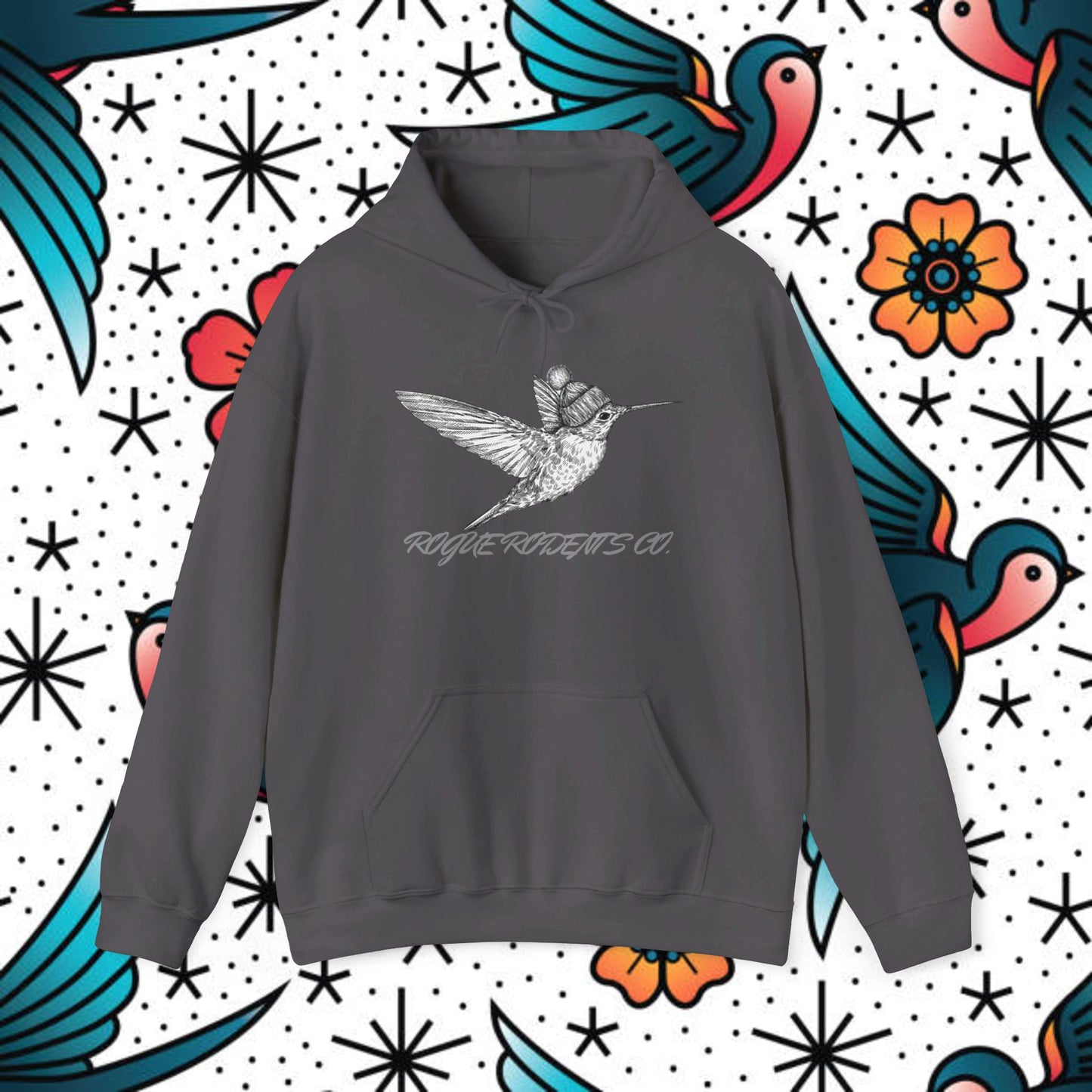 Buzz the Beanie Bird Hoodie: Whimsy in Flight