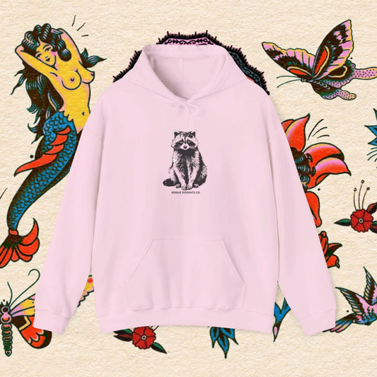 Ruckus the Raccoon Hoodie: Cute with an Edge