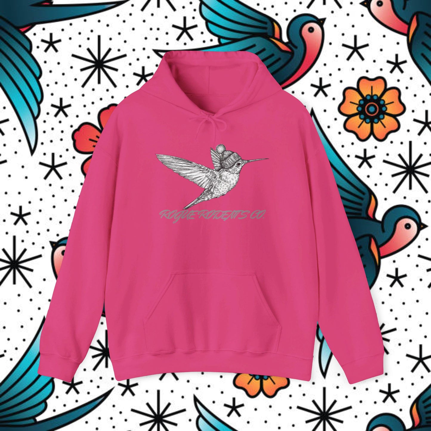 Buzz the Beanie Bird Hoodie: Whimsy in Flight