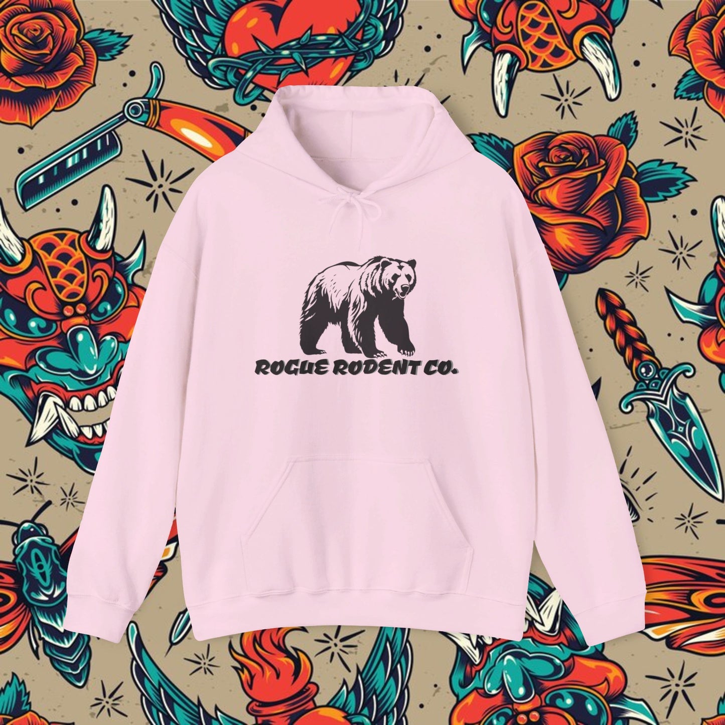 Maverick the Grizzly Hoodie: Untamed and Unstoppable