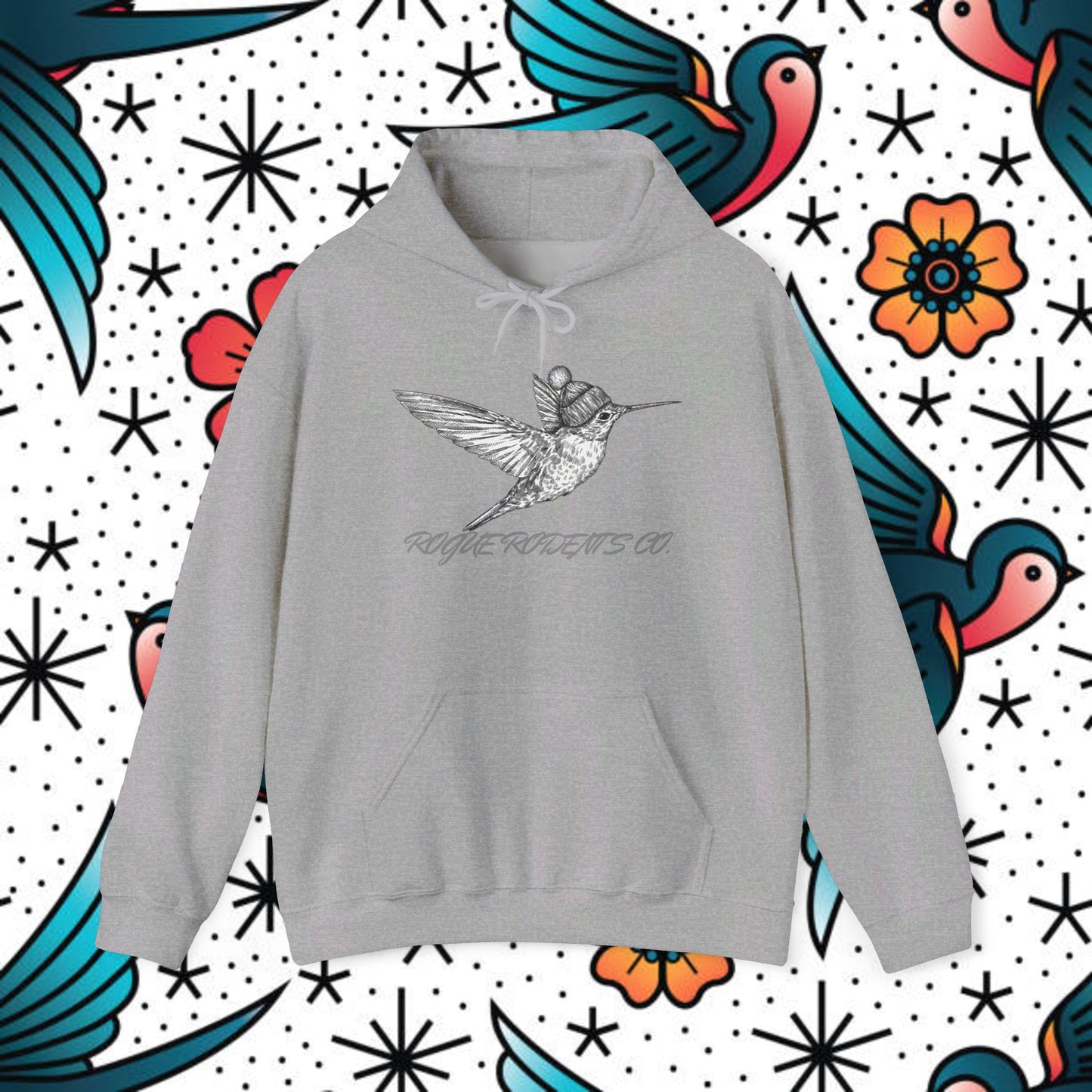 Buzz the Beanie Bird Hoodie: Whimsy in Flight