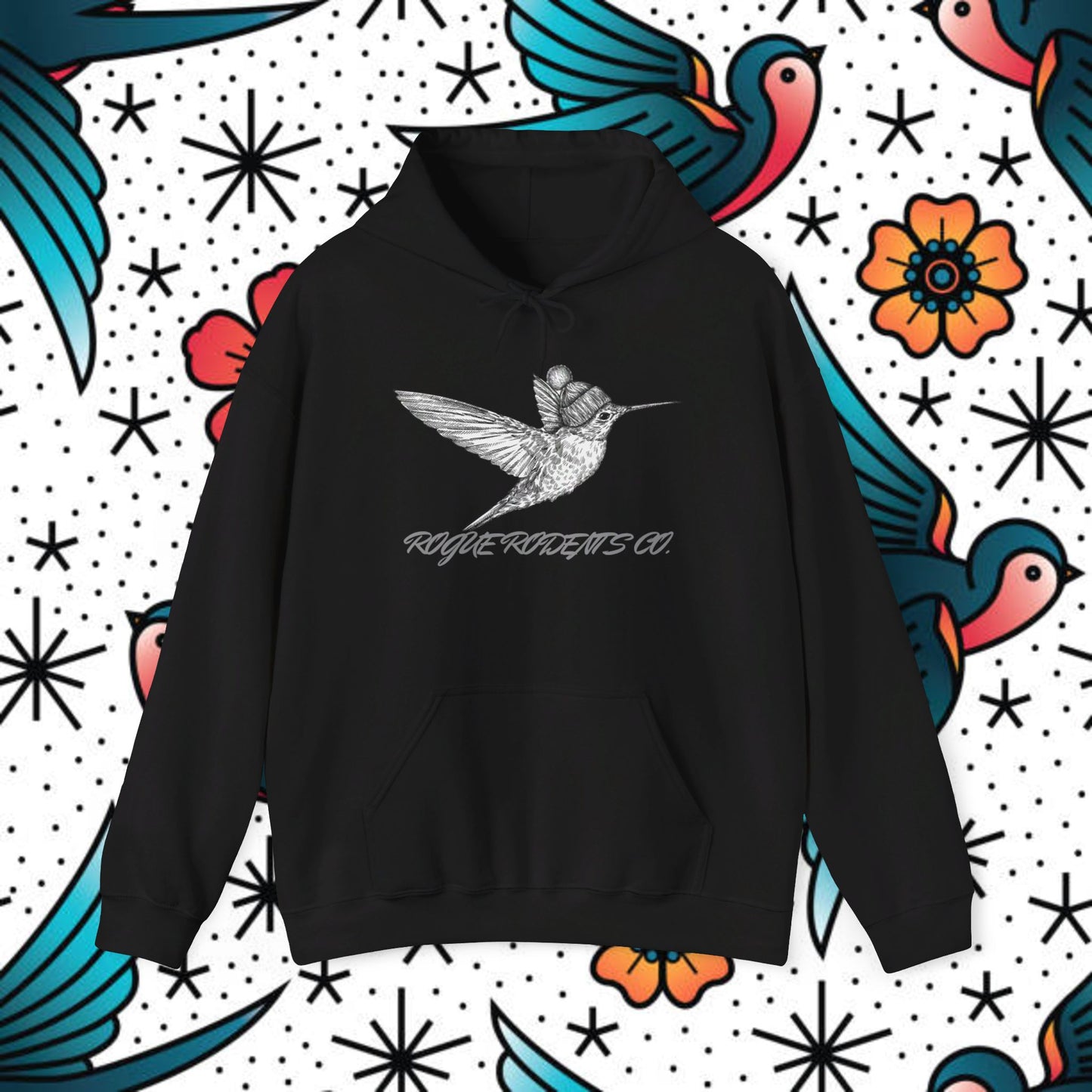 Buzz the Beanie Bird Hoodie: Whimsy in Flight