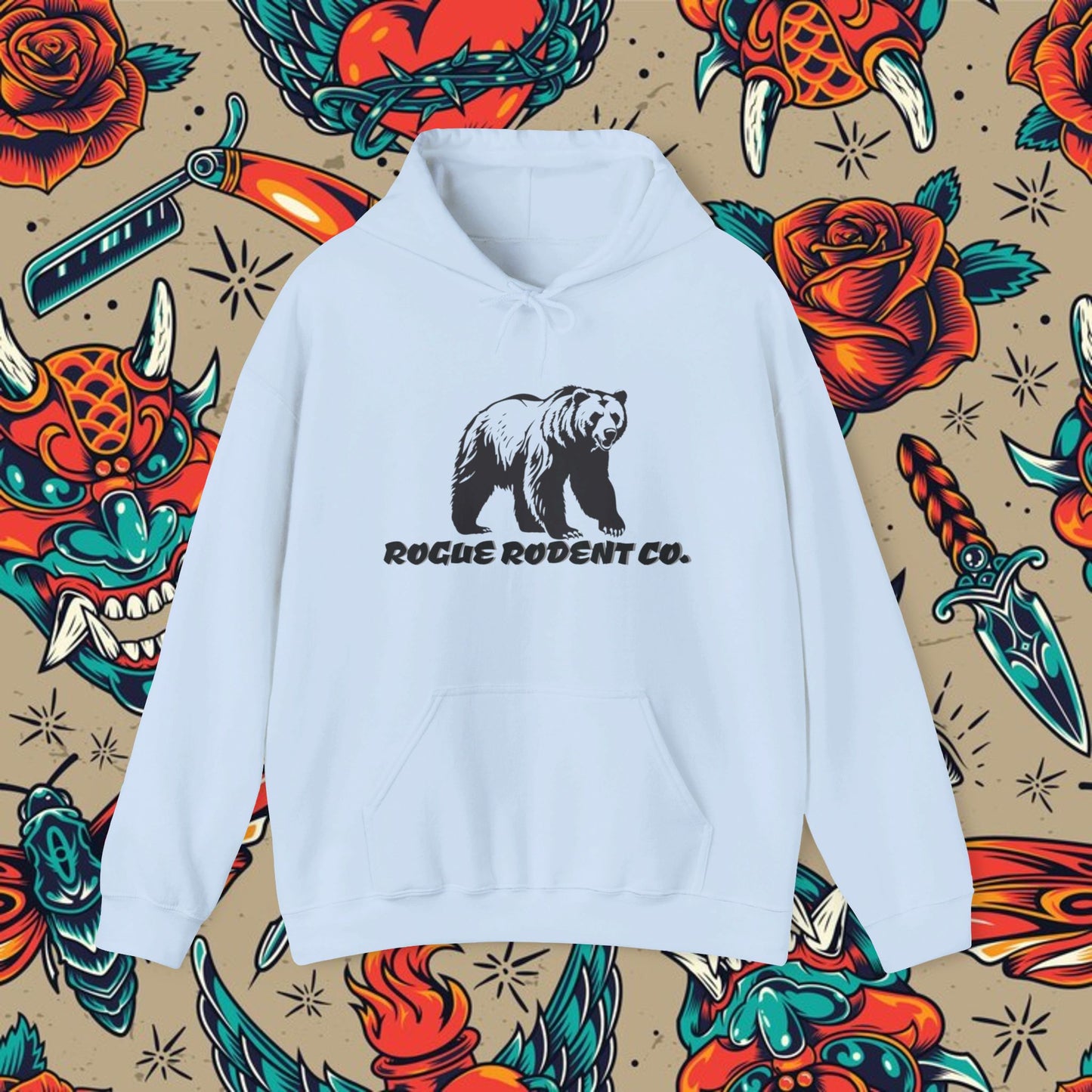 Maverick the Grizzly Hoodie: Untamed and Unstoppable