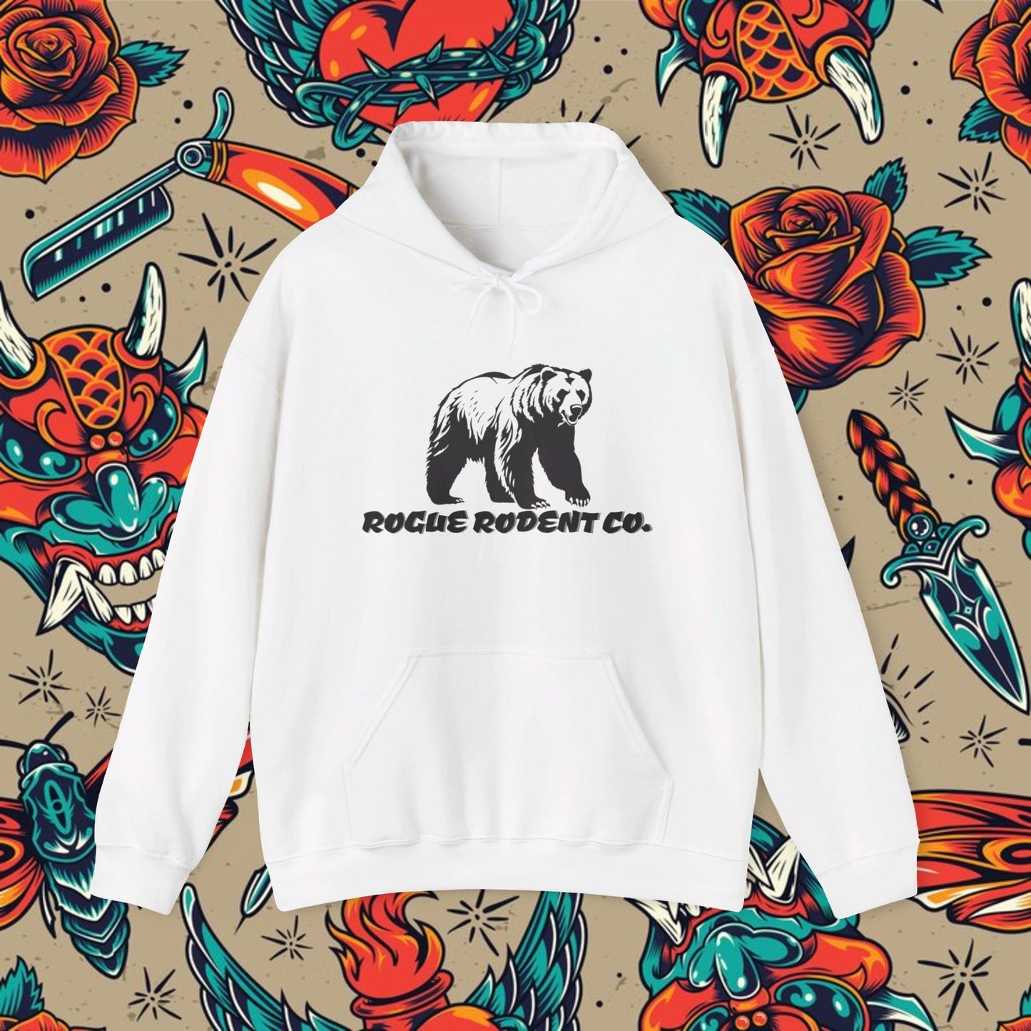 Maverick the Grizzly Hoodie: Untamed and Unstoppable