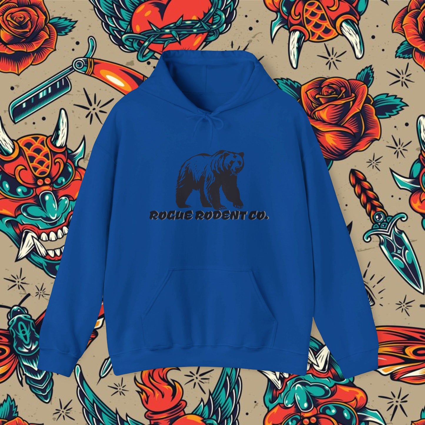 Maverick the Grizzly Hoodie: Untamed and Unstoppable