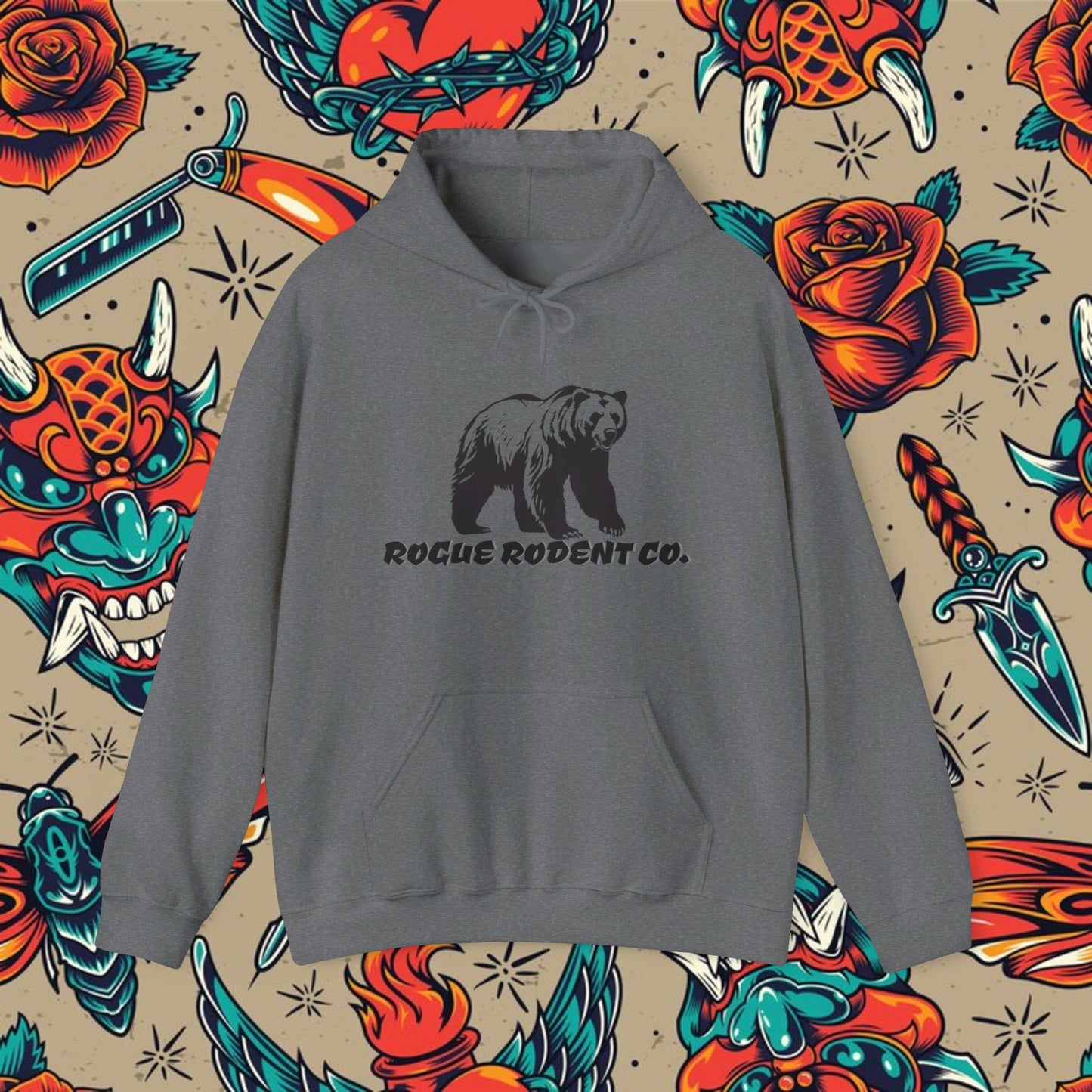 Maverick the Grizzly Hoodie: Untamed and Unstoppable